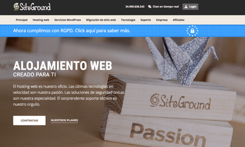 Oferta Siteground hosting